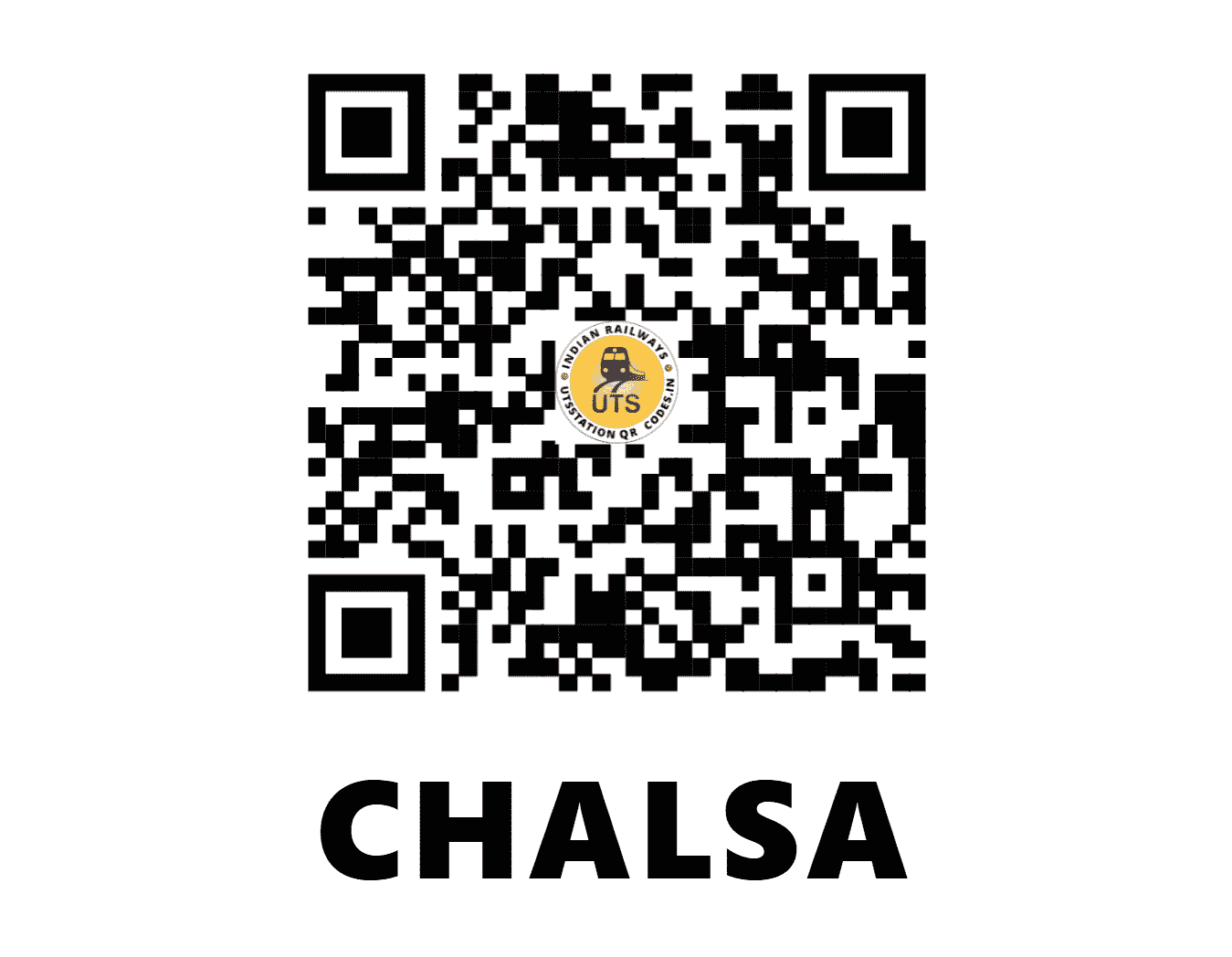 UTS QR Code for CHALSA - CLD - NF (WEST BENGAL)